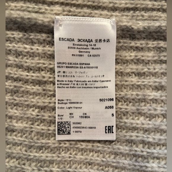 ESCADA Long Cardigan Size  S - Picture 6 of 11